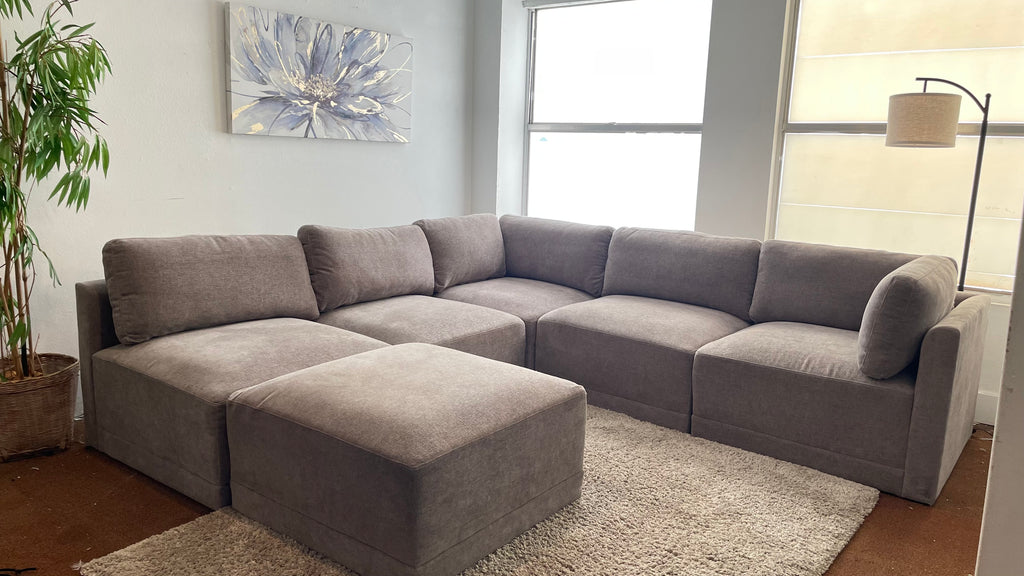 Fallon 6-Piece Modular Sectional w/ Ottoman