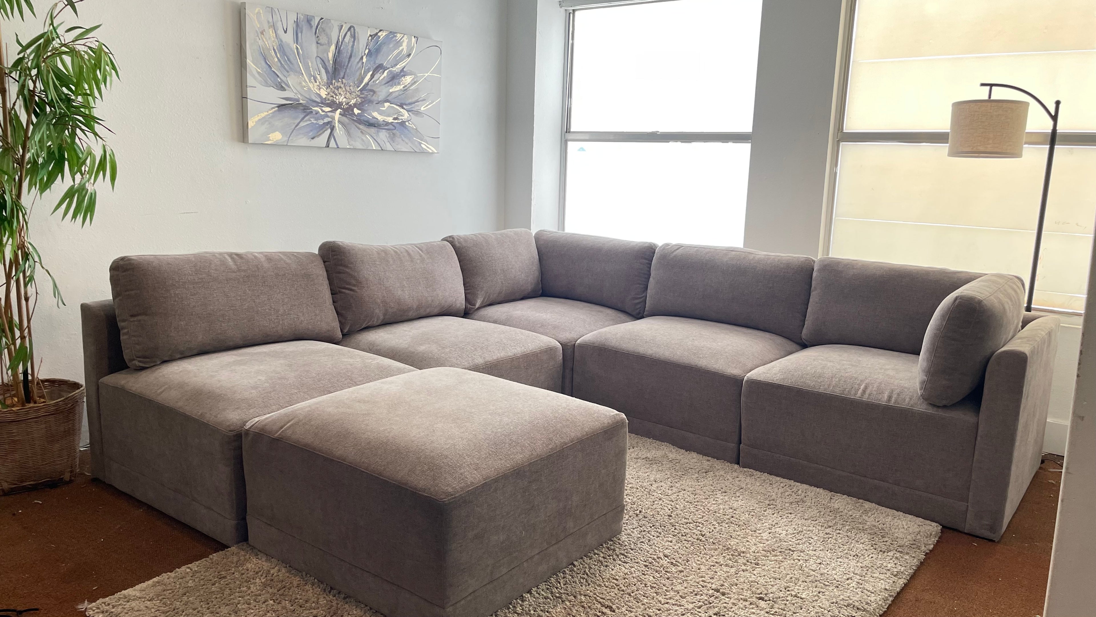Fallon 6-Piece Modular Sectional w/ Ottoman