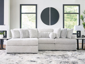 Plush Fabric Sectional