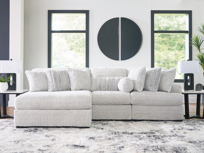 Plush Fabric Sectional