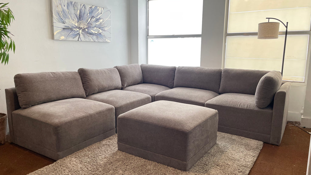 Fallon 6-Piece Modular Sectional w/ Ottoman