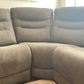 Kelsee Pleather Power-Reclining Sectional