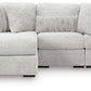 Plush Fabric Sectional