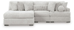 Plush Fabric Sectional