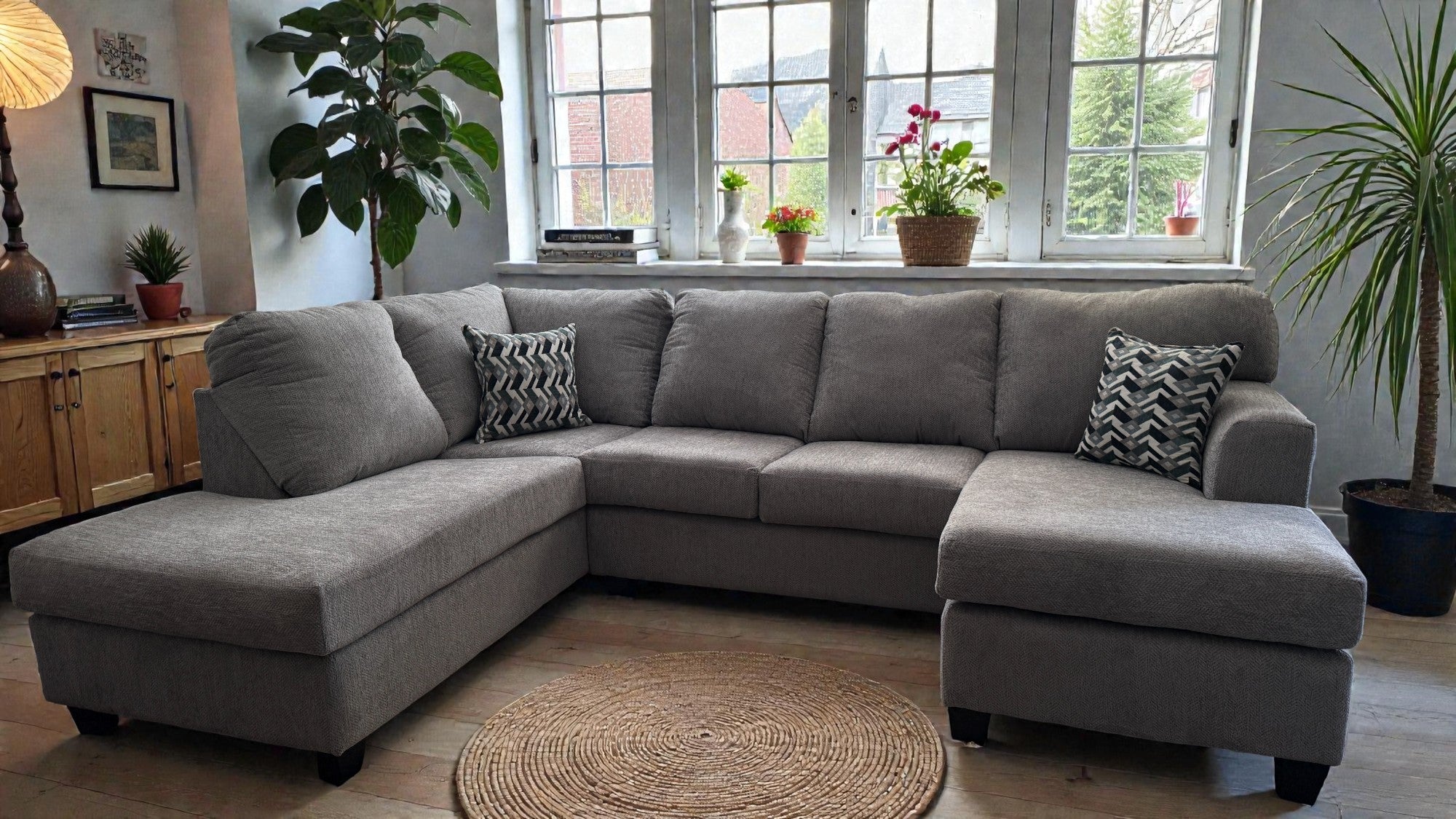 Manhattan U-Shaped Sectional Sofa