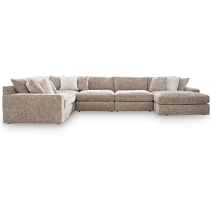 Feather Heights Ultra-Plush 5-Piece Sectional with Chaise