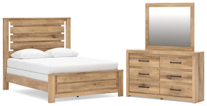 Beliegh Queen Bed Set with Dresser & Mirror